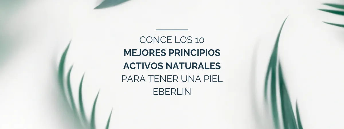 Los 10 mejores principios activos naturales para tener una piel Eberlin